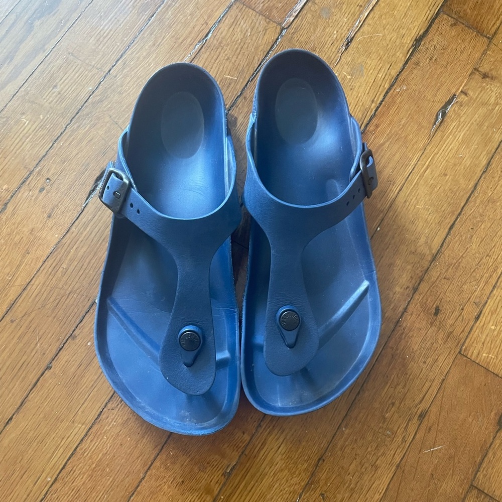 Birkenstock Navy Gizeh Sandals